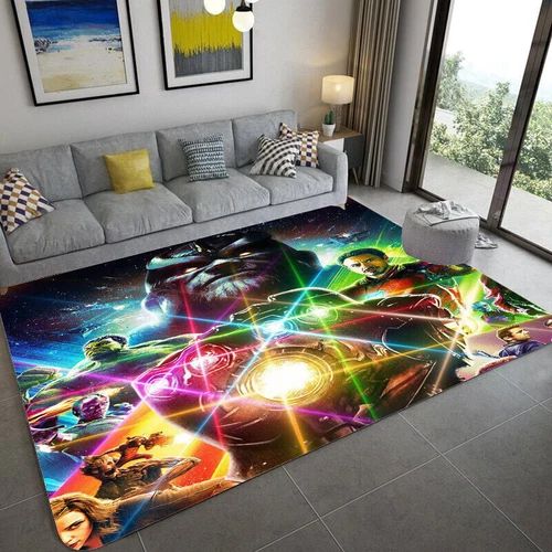 Alfombra 3D Marvel Avengers Spider Man Alfombra Puerta Alfombra Suelo Silla Alfombra-- - Imagen 45 de 47