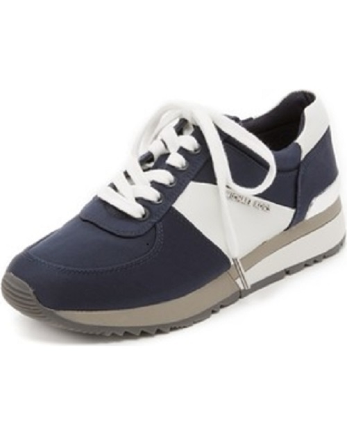 michael kors navy trainers