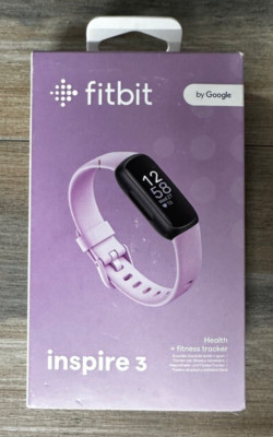 Fitbit Inspire 3 Lilac Bliss Heart Rate Health Fitness Tracker Watch
