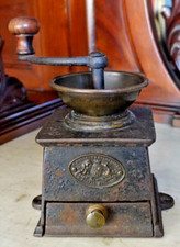 ANTICO MACINA CAFFE' DA BANCO WILLIAM BULLOCK & CO 1850 CIRCA