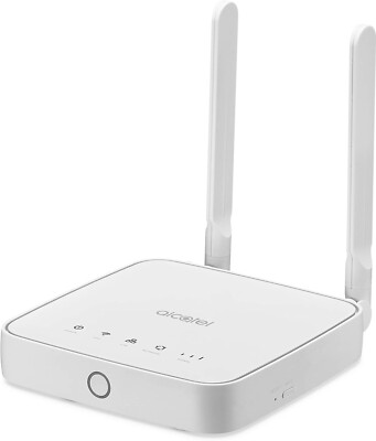 Alcatel LINK HUB Homespot HH40V weiss LTE 4G Hotspot inkl. 2 x SMA Antenne weiss