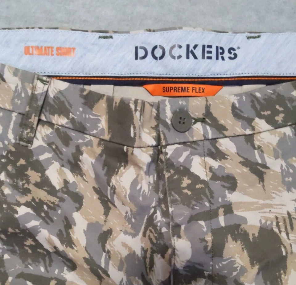 Pantalones Cortos Dockers Ultimate Para Hombre Talla 44 Camuflaje Supreme Flex Elástico Camuflaje Foto 3 de 4
