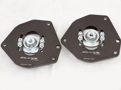 Placas de inclinación para Renault Megane II - AJUSTABLES - NEGRO - Imagen 1 de 2