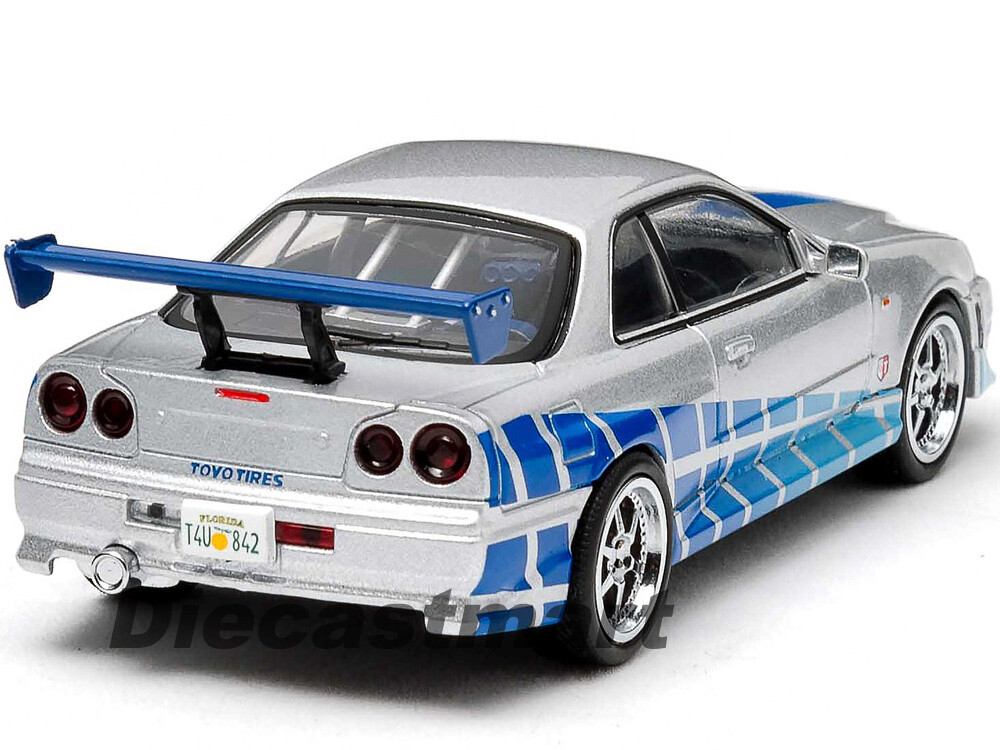ミニカー BRIAN'S 1999 SKYLINE GT-R R34 1/43 Fast & Furious Brian's Nissan Skyline GT-R (R34) | eBay