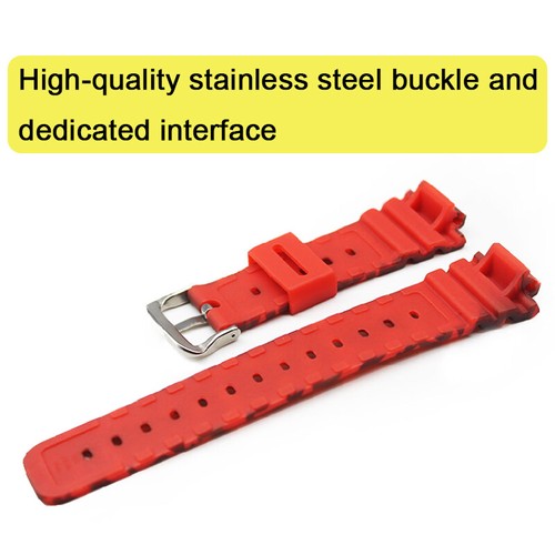 Watch Strap for Casio DW5600 GW5600 Soft Rubber Watch Band Sports Replacement - Picture 5 of 23