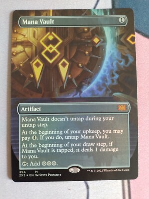 Mana Vault (Borderless Foil) - Double Masters - Magic: The Gathering MTG