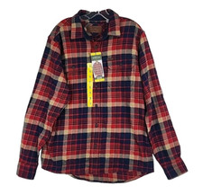 Orvis Men  s Flannel Shirt Red Small NWT Dad Core Pockets Hiking Outdoor 1167