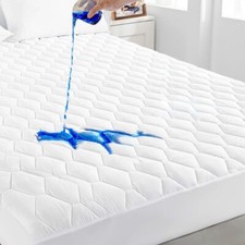 Twin XL Size Waterproof Mattress Pad,Breathable and Noiseless Quilted NEW