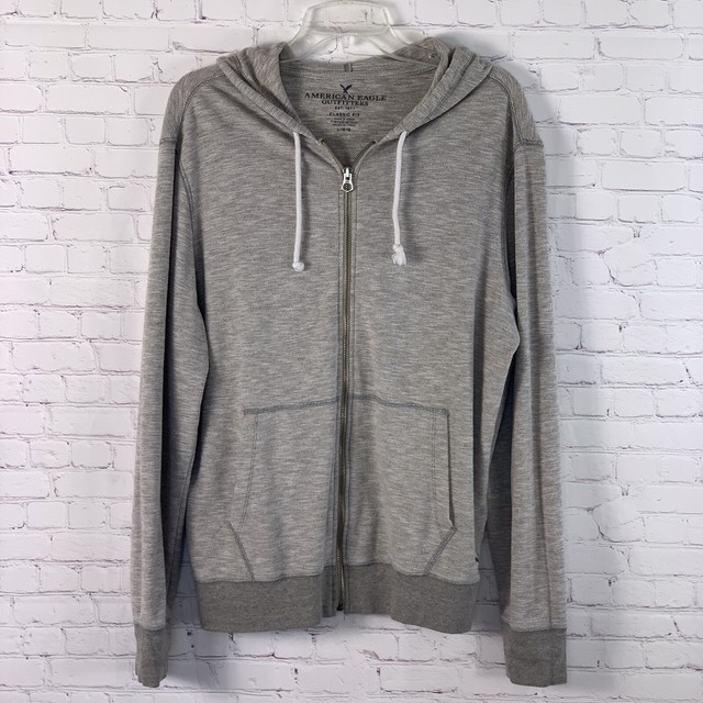 American Eagle Outfitters Classic Mens Zip Up Hoodie Size Large eBay