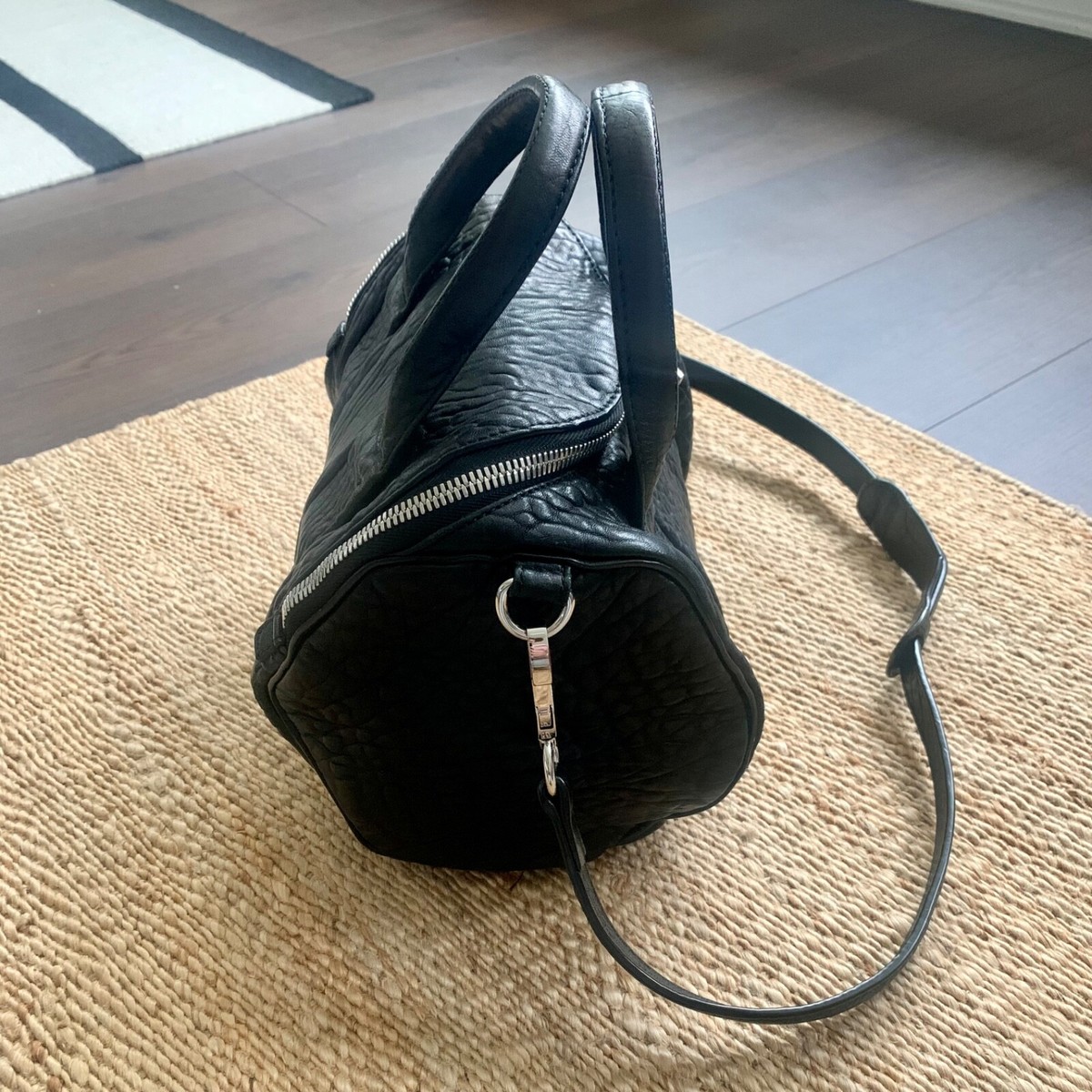 Alexander Wang Black Pebbled Leather Rockie Bag | eBay