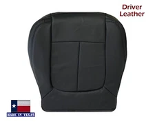 For 2009 2010 2011 2012 F150 Platinum Edition Driver LEATHER Seat Cover In Black