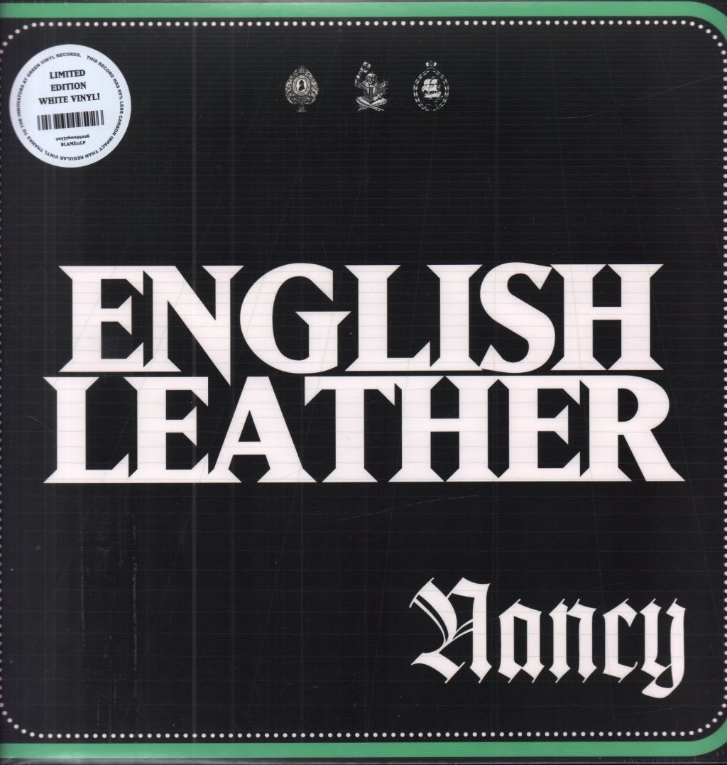 Nancy English Leather LP vinyl UK Blame Recordings 2023 limited edition 10 t NEW