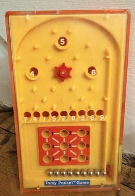 Tomy Pocket Game Tic-Tac-Score-Vintage 1975 Made in Hong Kong- Pachinko Works