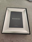 Waterford Silver Lismore Diamond Lead Crystal Picture Frame 5x7 NWT — photo 2