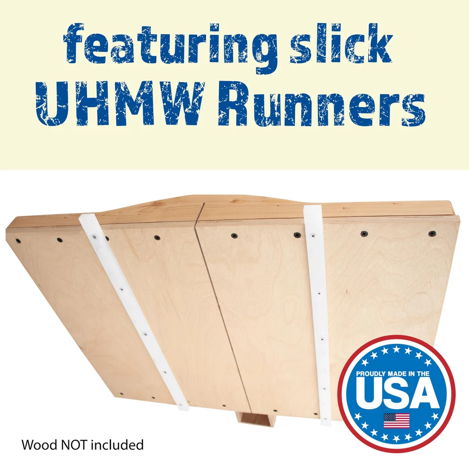 Kit de trineo de sierra de mesa hágalo usted mismo (Kit de 17 con barras UHMW PRETALADRADAS) Foto 4 de 4