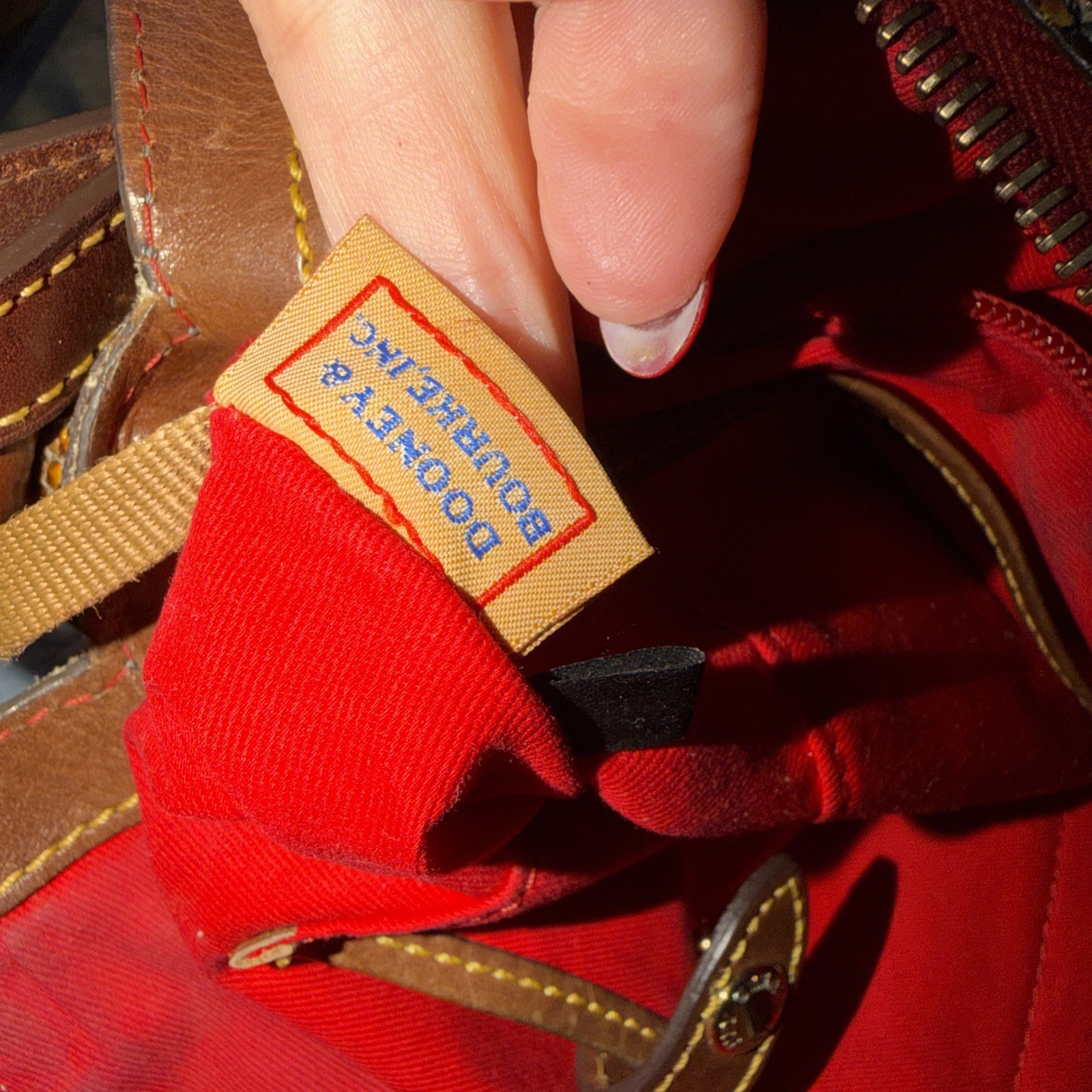 Rare Dooney & Bourke Florentine Python Satchel Le… - image 5