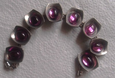 Vintage Designer Jorgen Jensen  Pewter Armband (220 B) ! 60iger Jahre.