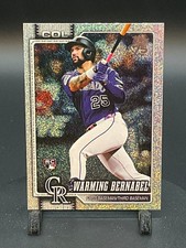 2026 Topps Baseball RARE Sandglitter #55 Warming Bernabel, Colorado Rockies RC