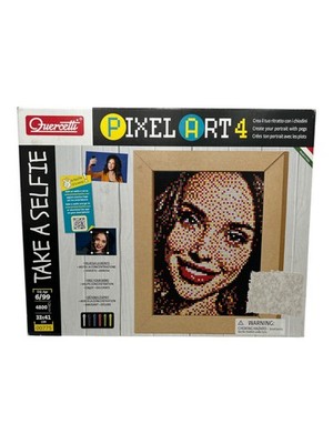 Quercetti Pixel Art Mosaic Kit 8 Panel Multicolor