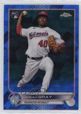 2022 Topps Chrome Sapphire Edition Josiah Gray #43 6u5