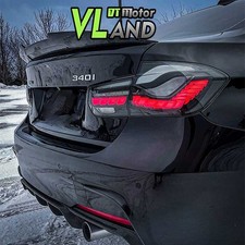 Full Led Smoked Tail Lights For 2012-2018 Bmw 3 Series Sedan M3 F30 F35 F80 Gts