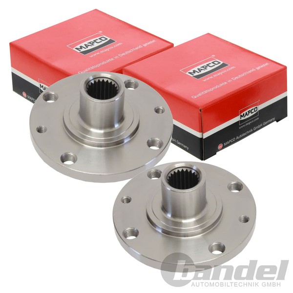 2X Mapco Radnabe Hinten Vorne Passend FüR Fiat 500 Brava Bravo Cinquecento Idea-image