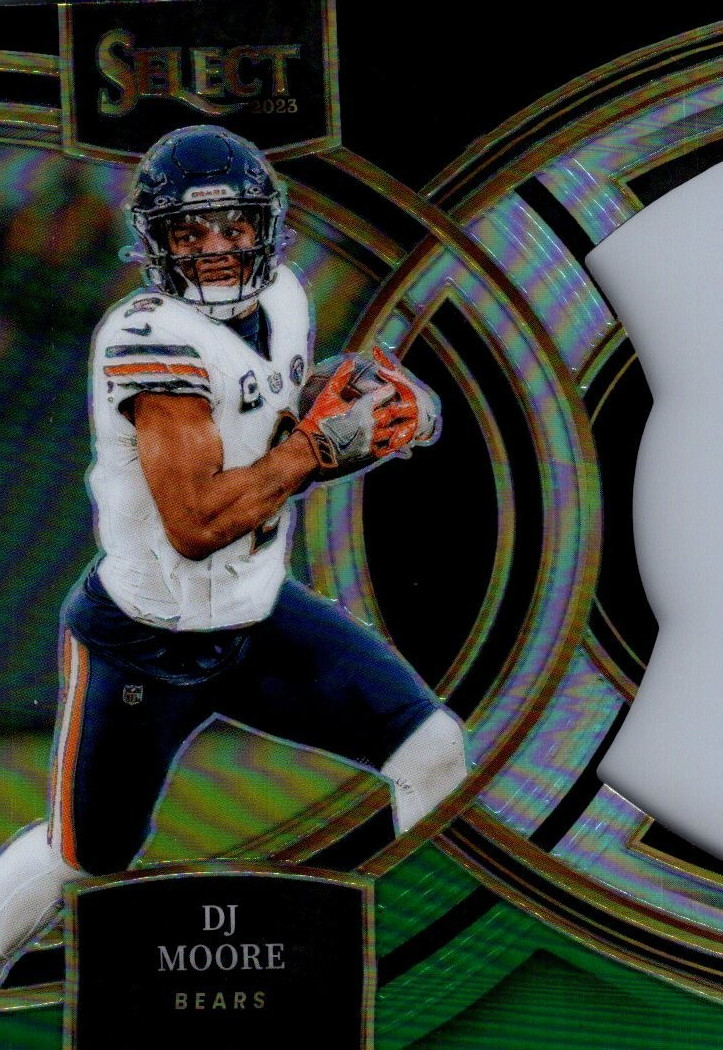 2023 Panini Select #159 DJ Moore Silver Prizms Die Cuts Football Collectible