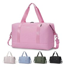 Travel Duffel Bag, Water Resistant Weekender Bag Carry On Bags for Women, Spo...