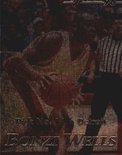 1998 Collector's Edge Impulse Jersey City '99 #7 Bonzi Wells RC Rookie Card. rookie card picture