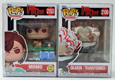Funko Pop! Dandadan Okarun #2100 Momo #2153 Chalice Funko SE Glow Set of 2 W/PP