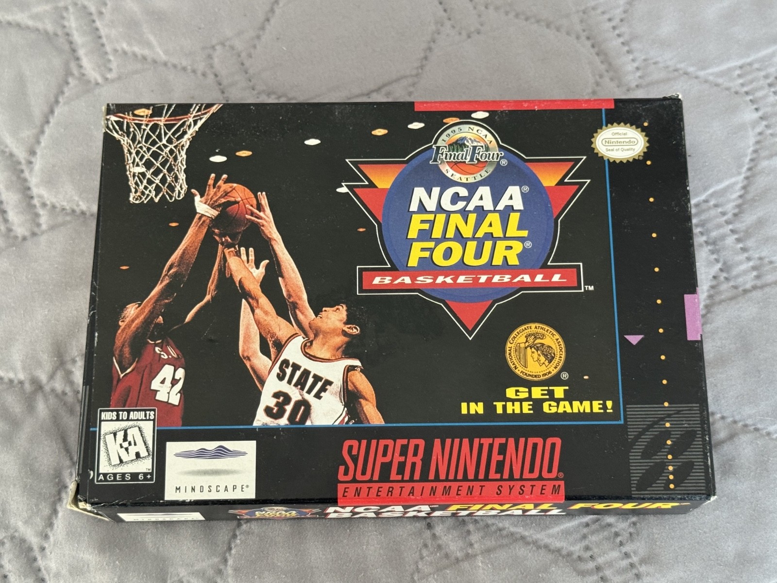 NCAA Final Four Basketball *  Snes Box Only * Super Nintendo Original box