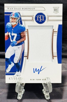 2022 Panini National Treasures WAN DALE ROBINSON True Rookie Patch Auto #47/99