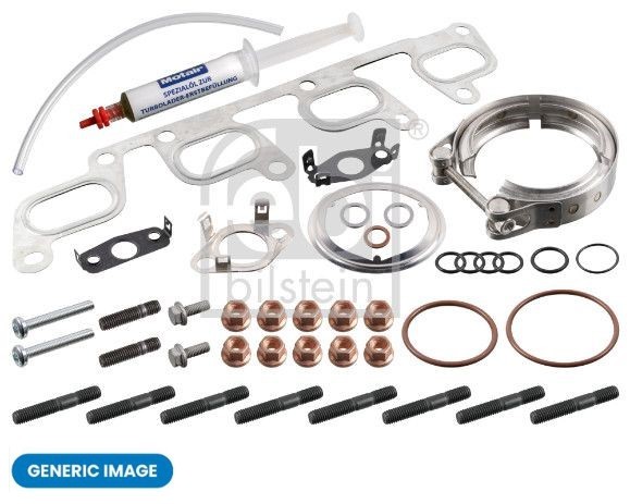 FEBI BILSTEIN Charger Mounting Bracket Kit Turbocharger Right Fits Audi A4 A6