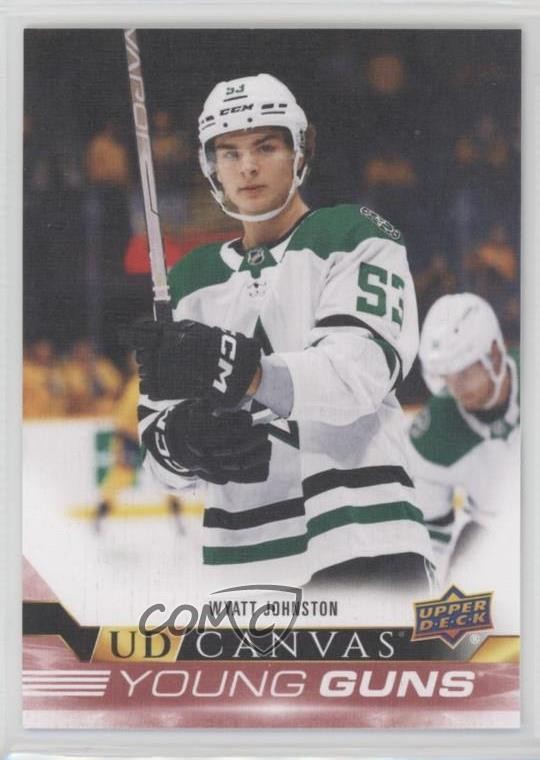 2022-23 Upper Deck Series 2 UD Canvas Young Guns Wyatt Johnston #C218 Rookie RC