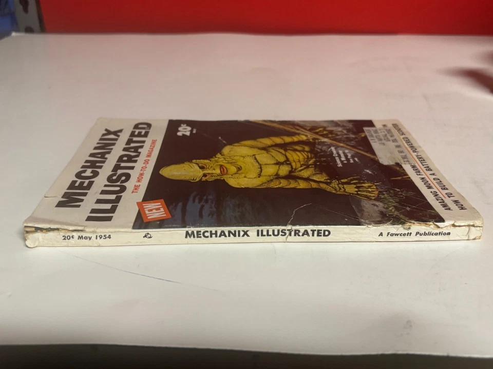 Mechanix Illustrated Magazine May 1954 -  Creature Black Lagoon 1950s How To Ads Foto 3 de 4