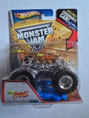 2012 HOT WHEELS MONSTER JAM - RAP ATTACK  X-RAYS