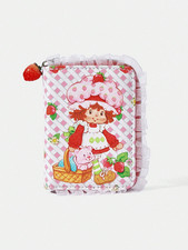 Strawberry Shortcake Licensed Gift Women's Girls Kawaii Cute Mini Zipper Wallet