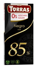 Torras Bitterschokolade 85 % Kakao ohne Zuckerzusatz 75 g