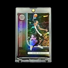 Victor Wembanyama 2024-25 Hoops Frequent Flyers Insert Silver Holo SP Spurs #10