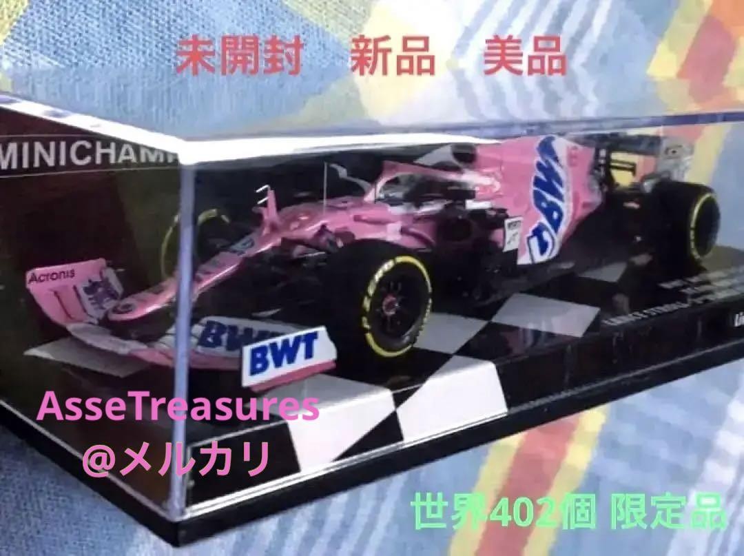 ミニチャンプス 1/43 レーシングポイント RP20 ストロール 3位表彰台 Mini Champs 1/43 Racing Point Rp20 Stroll 3Rd Place Podium