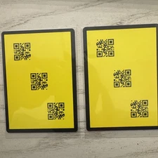 2025 Whispers in the Well Disney Lorcana Discard Error QR Code Card Yellow