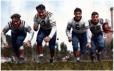 Bronko Nagurski & the 1930s Chicago Bears   Colorized 8x10 Print-FREE SHIPPING