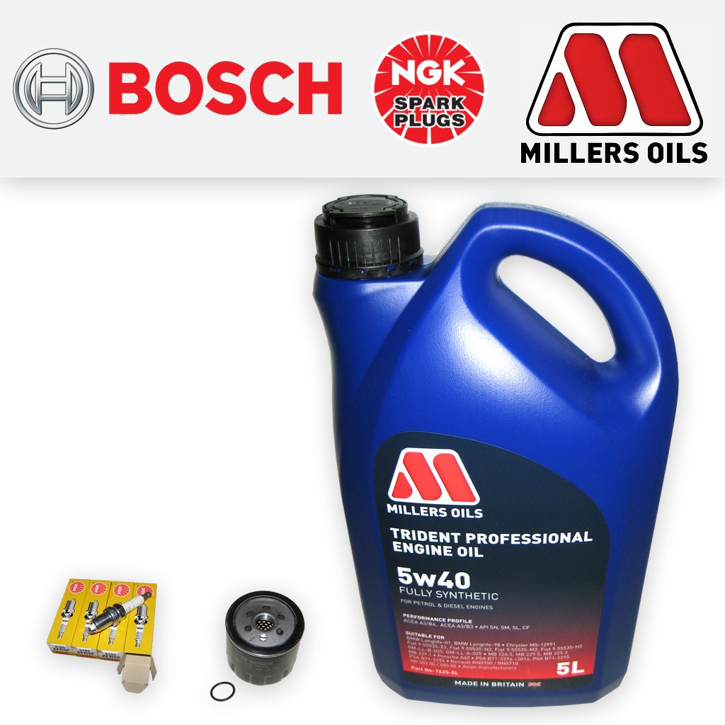SERVICE KIT for VAUXHALL ASTRA H MK5 1.6 16V Z16XEP OIL FILTER PLUGS +5w40 OIL