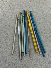 Vintage Metal Crochet Hooks-Boye, Susan Bates, USA Mixed Assorted Size Lot 11