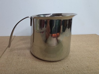Krups 18-8 Stainless Steel Frothing Pitcher Milk Creamer Italian Style