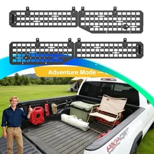 No-Drill Side Bed MOLLE Panel Fit for 2016-2023 Toyota Tacoma Storage Organizer