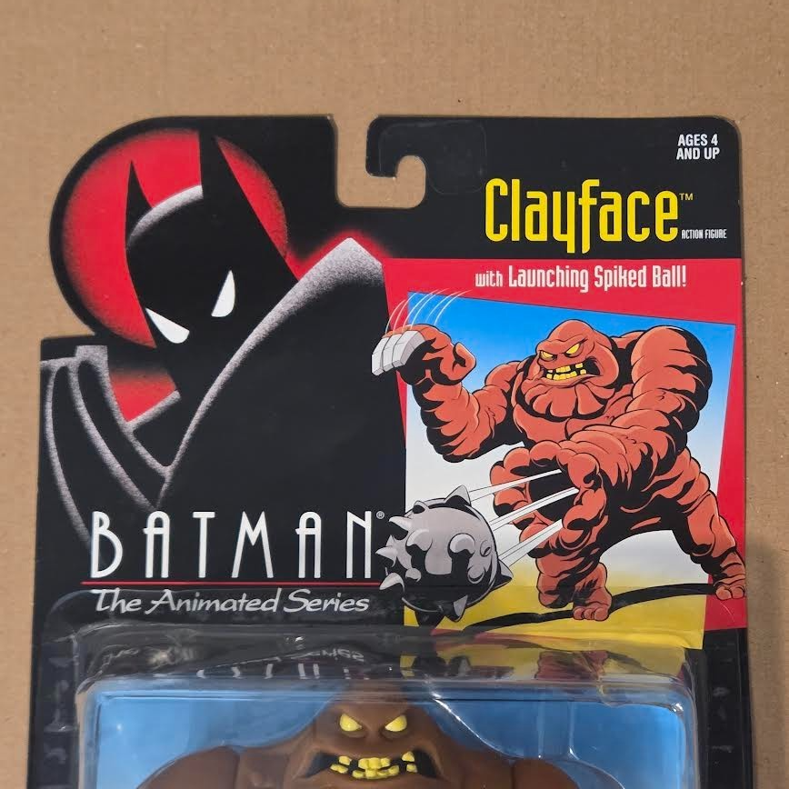 1993 Batman The Animated Series CLAYFACE Figure w/Launching Spiked