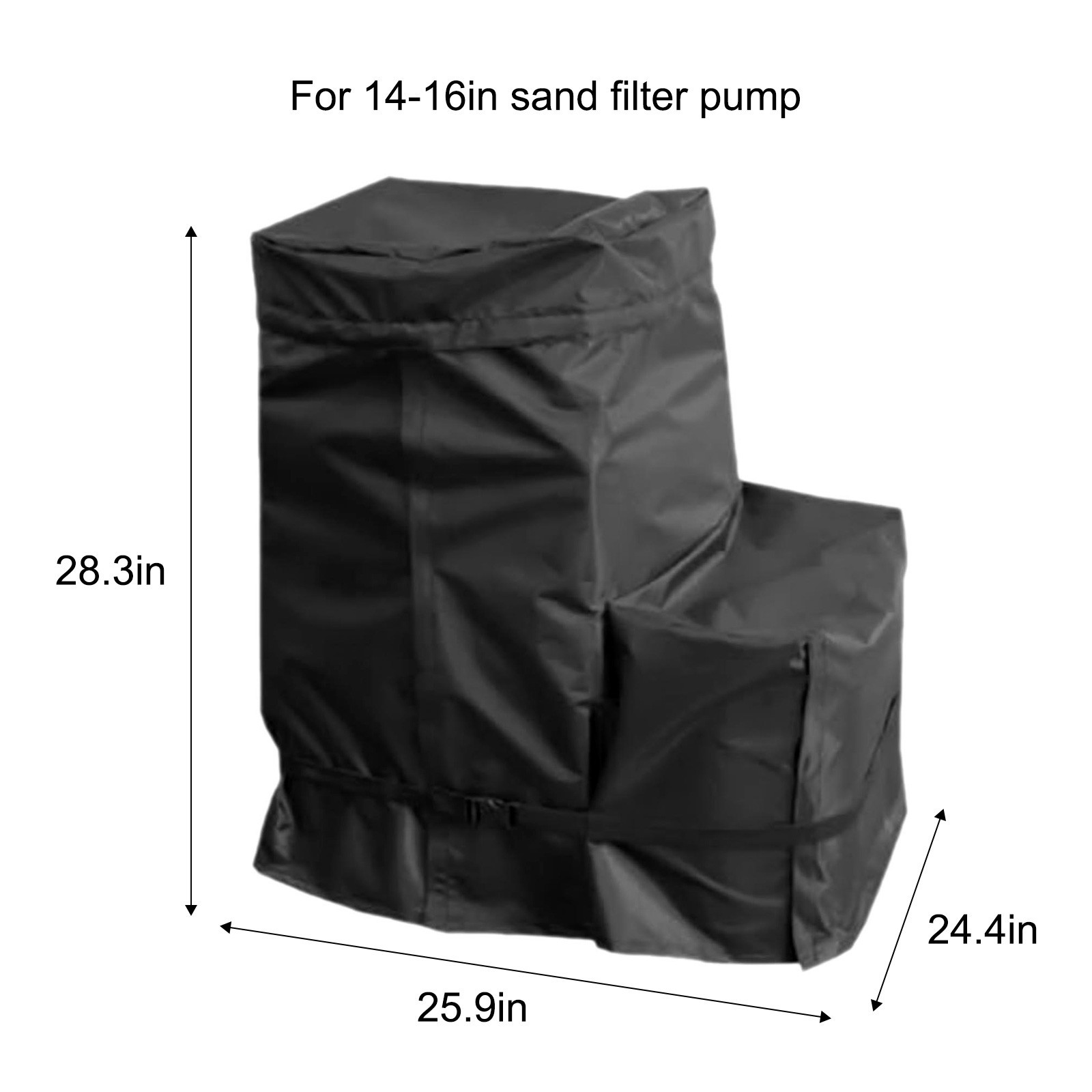 Cubierta Oxford Premium 420D para bomba de filtro de arena INTEX fácil de conectar y almacenar