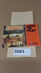 Dungeon Magic: Sword of the Elements- Nintendo NES- Manual Only **NO GAME!