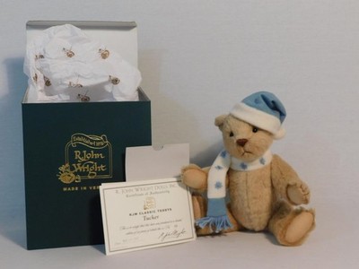 2007 R. JOHN WRIGHT CLASSIC TEDDY SERIES TUCKER LET IT SNOW 020/150 10 '' MIB